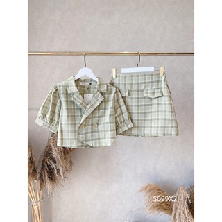 Set Vest Nữ Ngắn Có Lớp Lót Chất Liệu Thô Mát Không Nhăn Đẹp Hiện Đại - Thời Trang Thiết Kế Style By MM