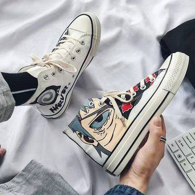 Naruto High Top Xu hướng Graffiti Tất cả các trận đấu giày nam tăng chiều cao