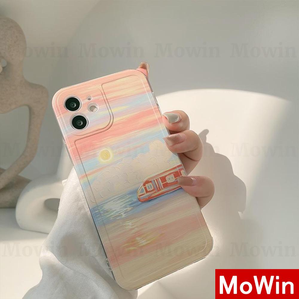 Ốp điện thoại TPU silicon hình trăng mây thích hợp cho iPhone 13Pro Max 12 Pro Max 11 Pro Max 7+ 7 12 11