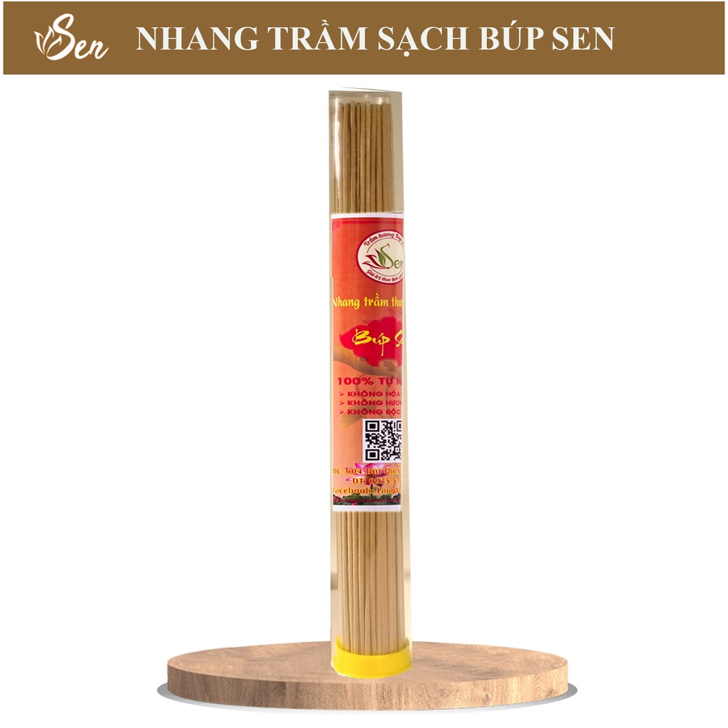 Hương Trầm không tăm 23cm Sạch Huế - (Hương Trầm Sạch Búp Sen)