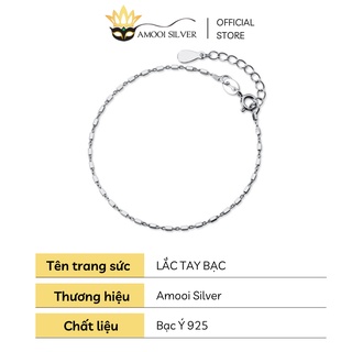 Lắc tay bạc S925 basic - Amooi Silver AT59