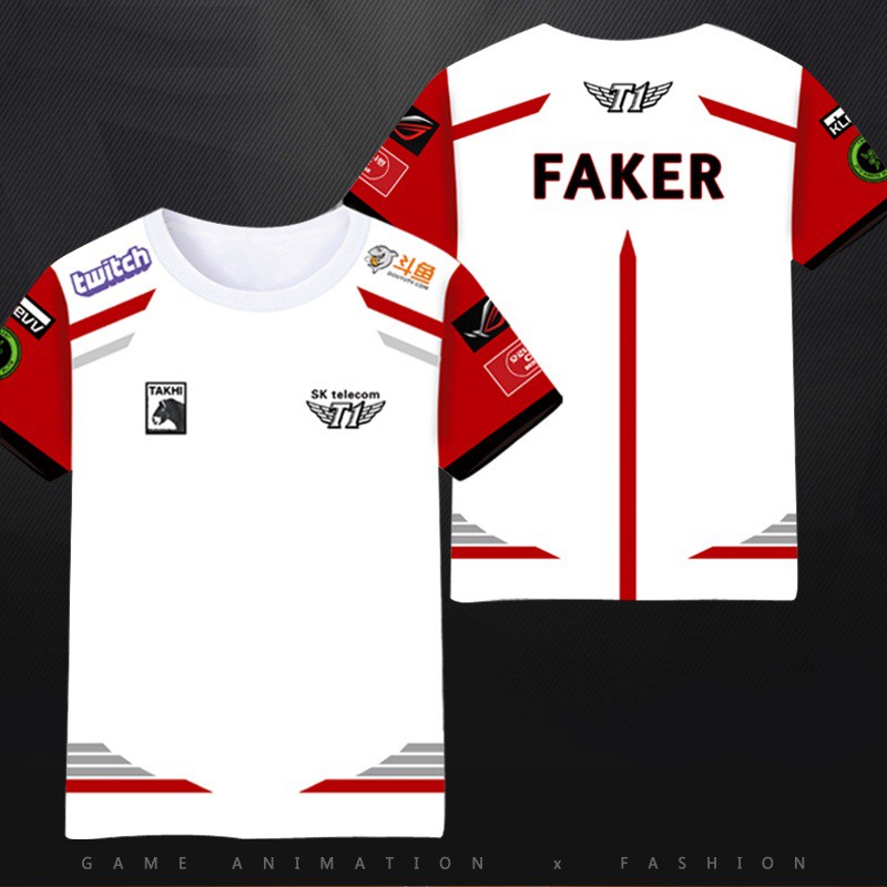 [HÀNG ORDER] ÁO ĐẤU SKT T1 FAKER LCK 2019