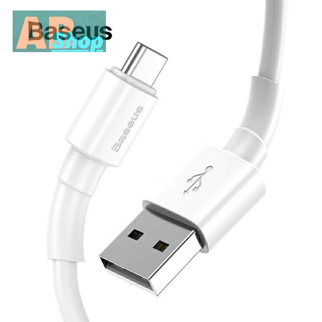Dây cáp sạc IPBaseus rẻ và tốt dành cho IP/type C/micro USB màu trắngdứdfsd