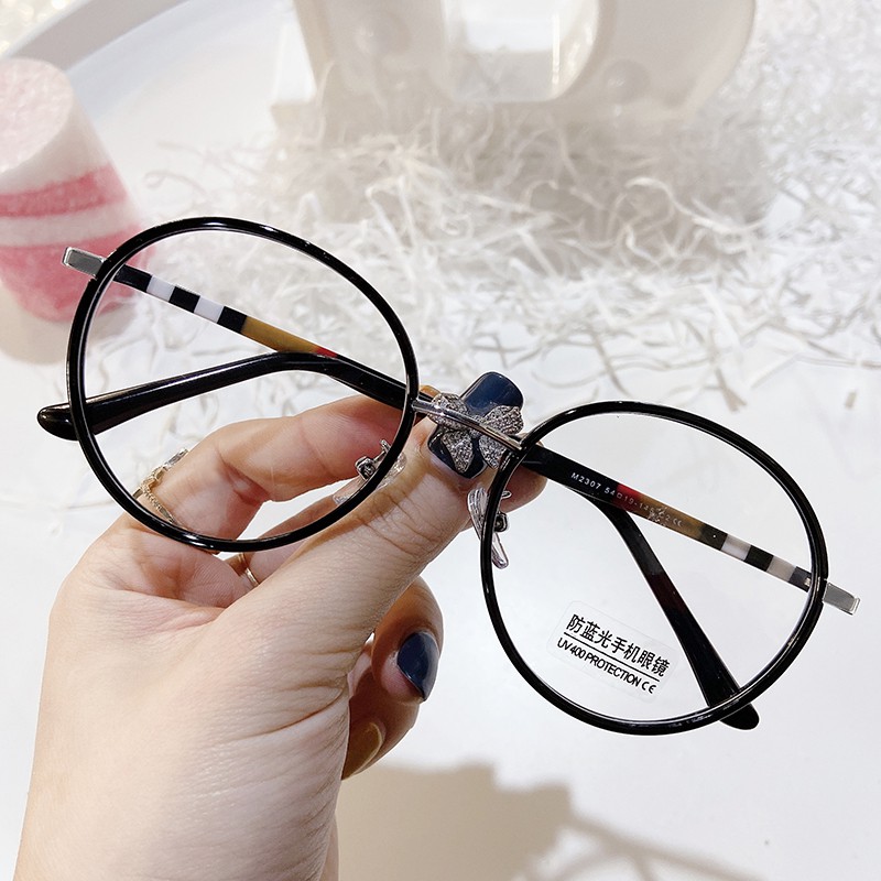 Mắt Kính Gọng Tròn Chống Ánh Sáng Xanh Thời Trang Cho Nam Nữjz2307 | BigBuy360 - bigbuy360.vn