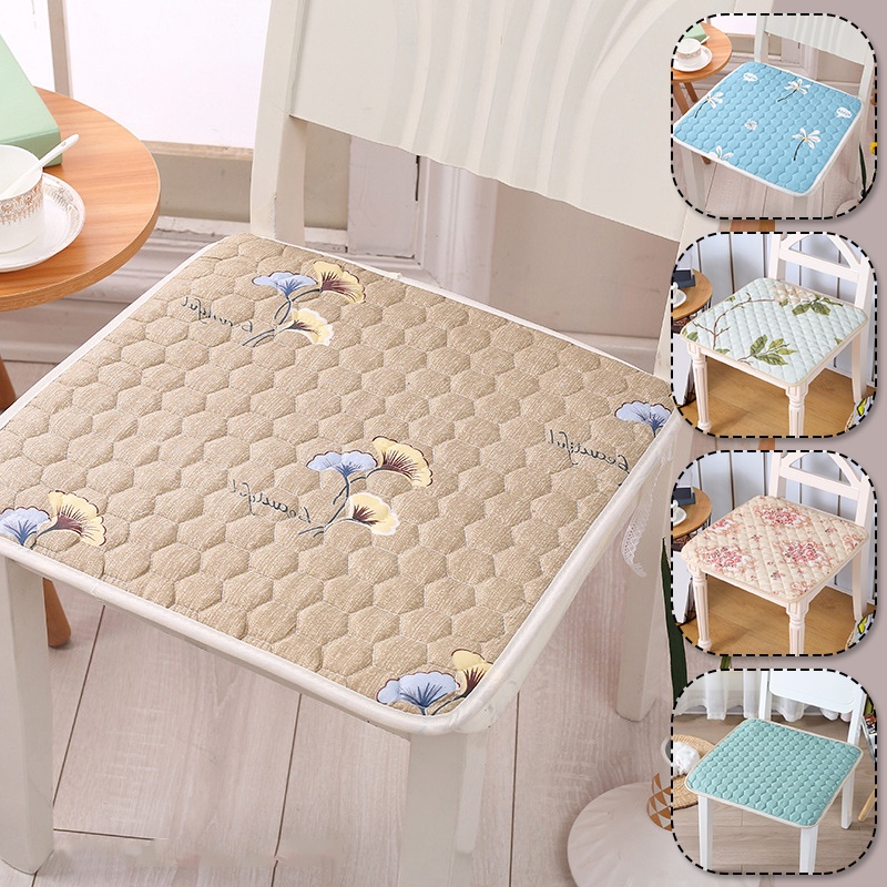 Đệm Lót Bảo Vệ Ghế Ngồi Bằng Polyester In Họa Tiết Hoa Đơn Giản Hiện Đại Cho Học Sinh/Văn Phòng