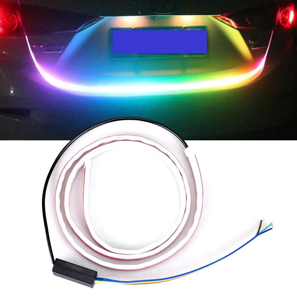 Colorful Rear Tail Box Light Bar Car Led Marquee Streamer Colorful 1.2 Light With Meters H1J0