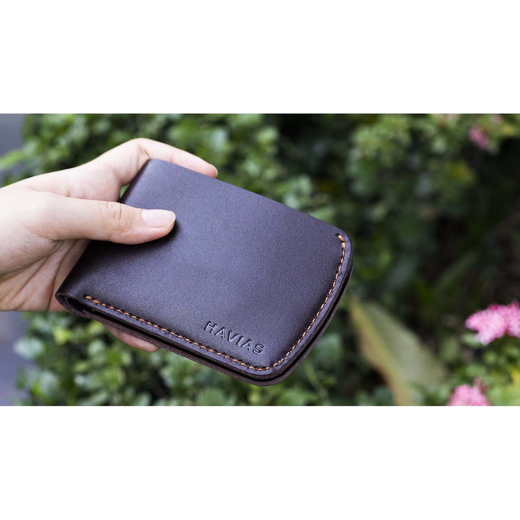 Ví da Dart Handcrafted Mini Wallet HAVIAS - Đen