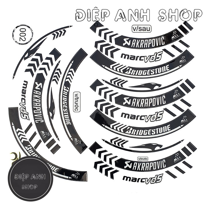 Tem vành bản to BRIDGESTONE - MS002