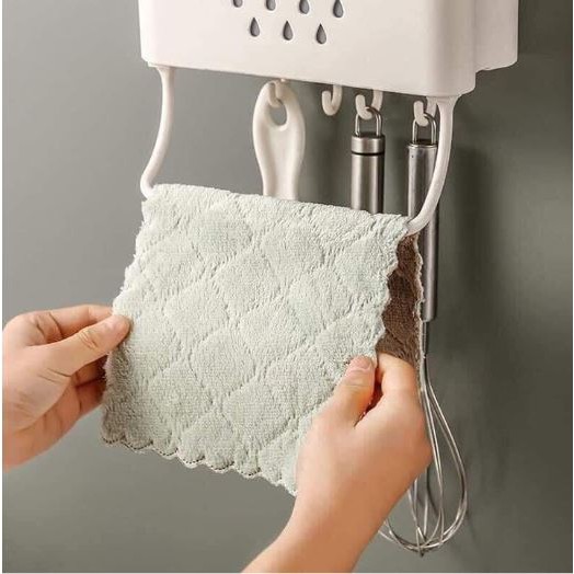 Ống đũa dán tường 2 ngăn thông minh hình đám mây