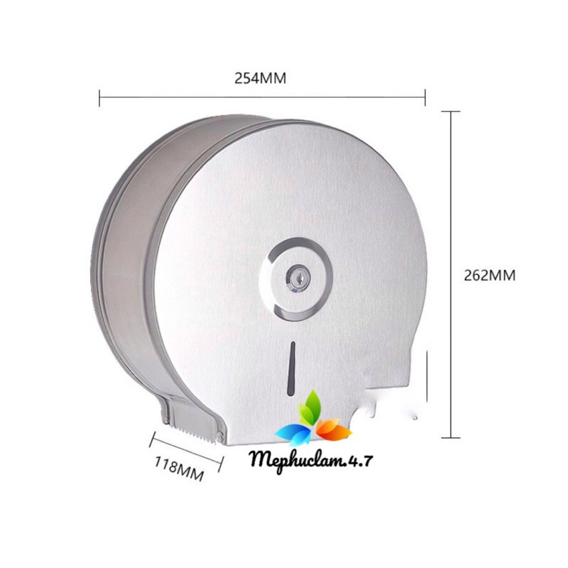 [Hàng loại 1] Hộp đựng giấy vệ sinh công nghiệp inox dùng cho khách sạn, nhà hàng, văn phòng,...