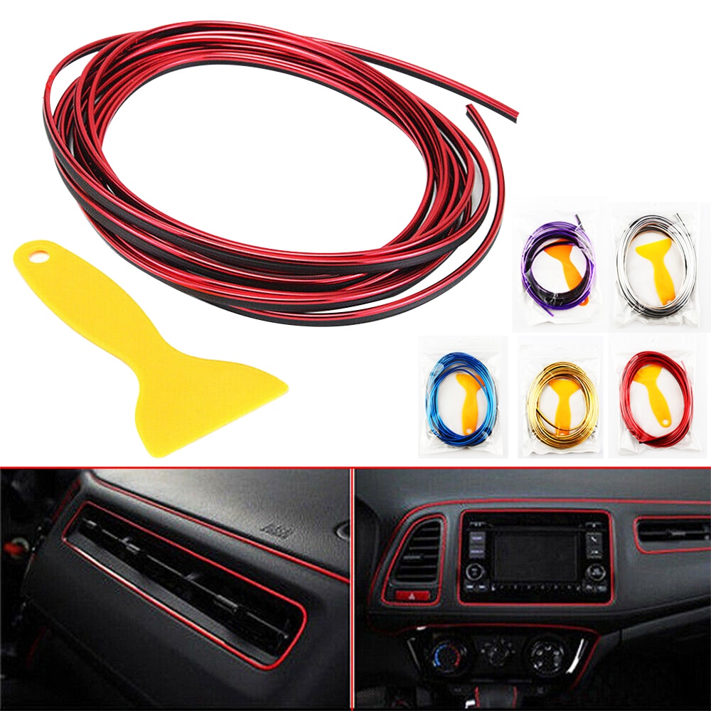 Cuộn Dây Cao Su 5M / Cuộn Dán Viền Bánh Xe Hơi Nhiều Màu Sắc