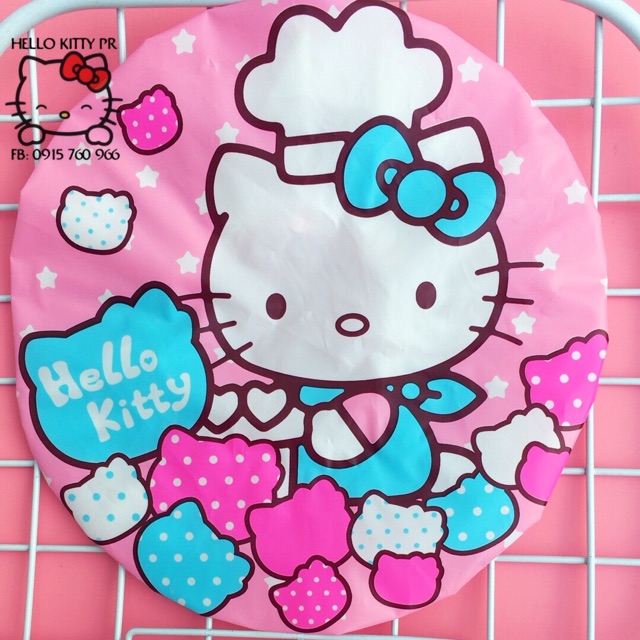 Bọc trùm tóc HELLO KITTY