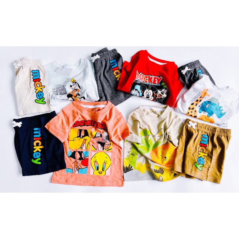 Bộ cotton xuất dư RuDesign cho bé trai SN40