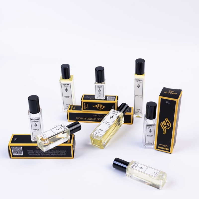 Tinh dầu nước hoa Dubai Bestore ngọt ngào, thơm lâu mẫu chai vuông mới 4ml-6ml-9ml-18ml