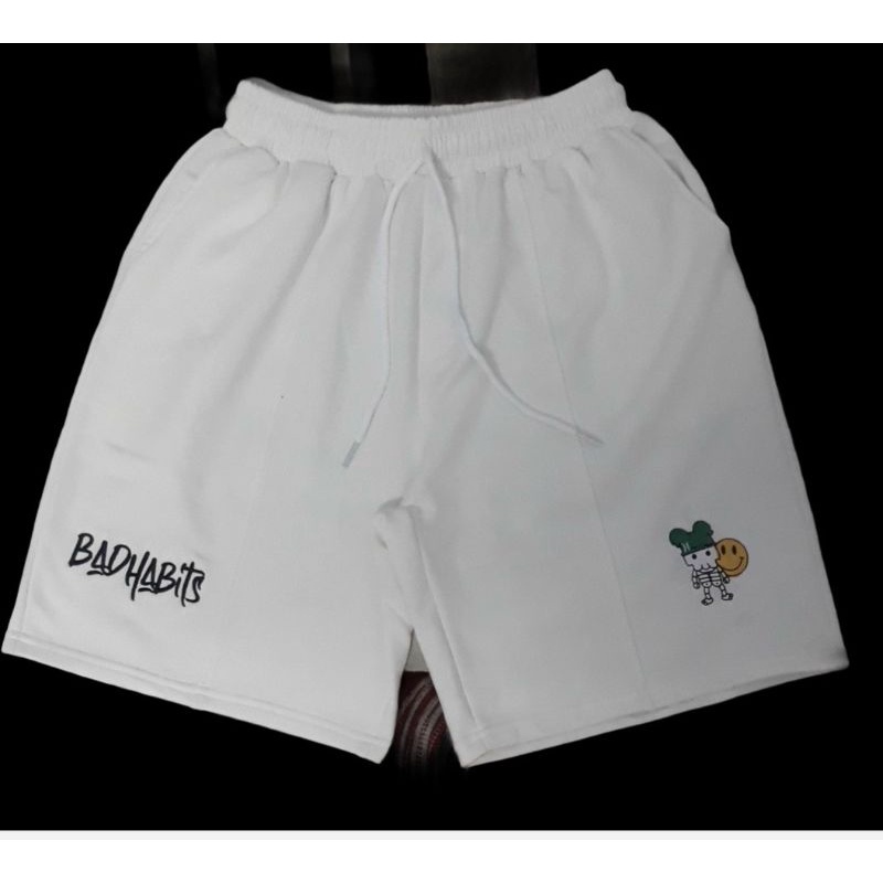 XPstore Quần Short Thêu Mặt Cười Nam/Nữ form unisex (Ảnh thật)