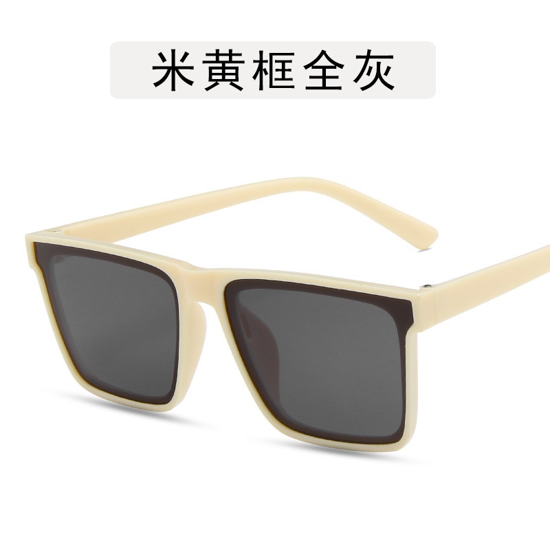 Kính Mát Gọng Vuông Độc Đáo Chống Tia uv400 Phong Cách Mới