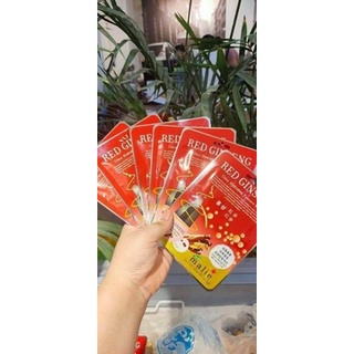 Một chiếc mặt nạ hồng sâm malie Hàn Quốc