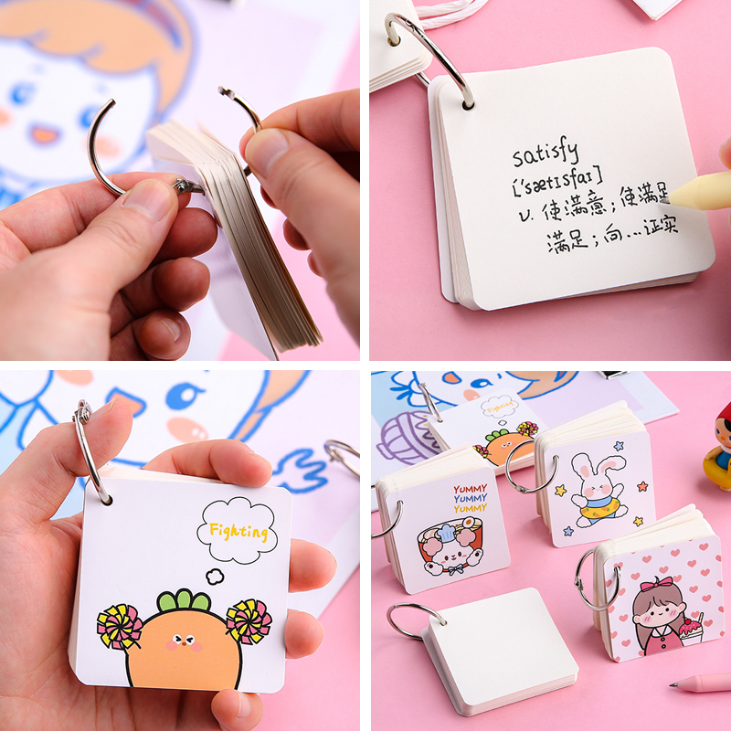 Set 80 Tờ Giấy Ghi Chú Kiểu Dáng Đơn Giản Tiện Lợi