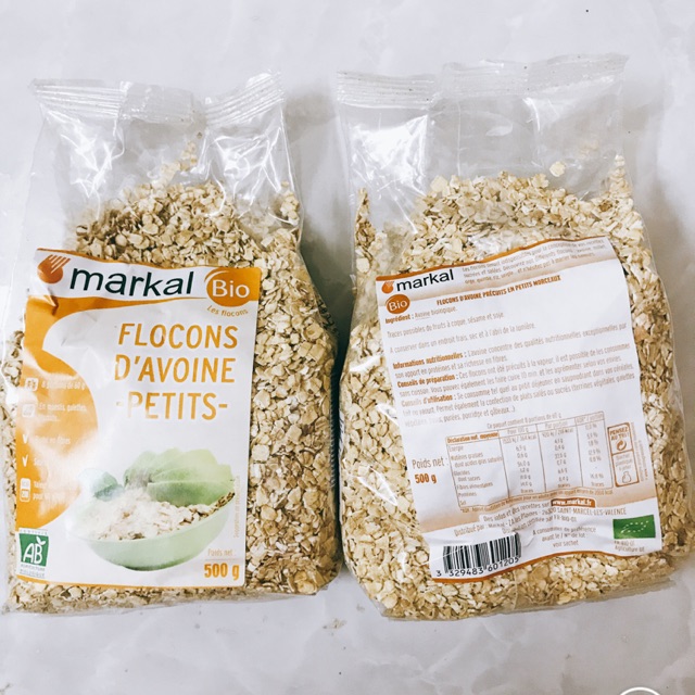 Yến mạch hữu cơ cán mỏng Markal