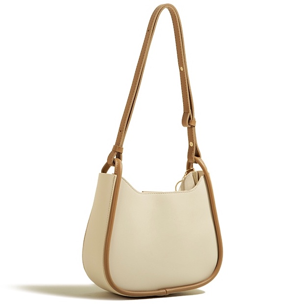 🌸Hàng Order🌸 Túi Xách Muzi&kai Chính Hãng Da Trơn Khóa Kéo Quai Da Đeo Kèm Móc Trang Trí Sang Chảnh Nữ Tính 🌸 Quảng Châu