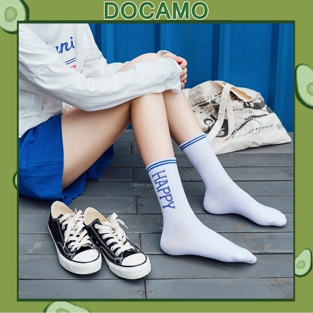 Tất dài hàn quốc nam nữ, vớ unisex in hình cực xinh TN43