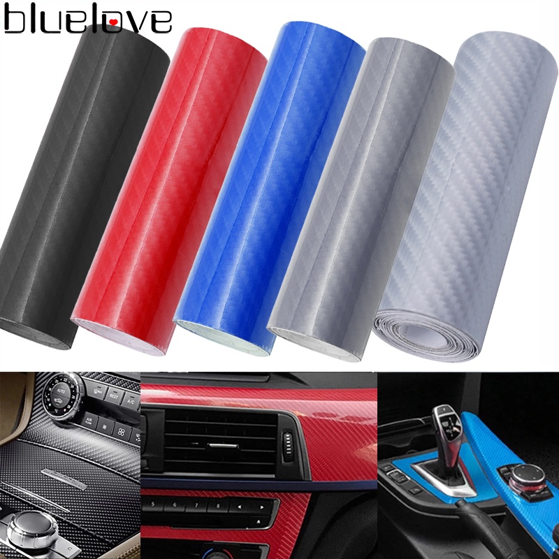 Miếng Dán Sợi Carbon 5D Bóng Cao 152x10cm Chống Nước Chống Trầy Trang Trí Nội Thất Xe Hơi