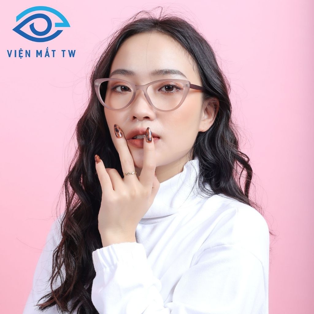 Kính cận mắt mèo cốt kim loại bọc nhựa Ultem siêu sang Vienmattw1.Official-8013+Nhận cắt CẬN VIỄN LOẠN chất lượng cao | BigBuy360 - bigbuy360.vn