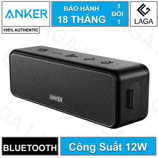 Loa Bluetooth Di Động ANKER SoundCore Select 12W, Công Nghệ BassUp, Nghe Nhạc 24 Giờ, Chống Nước IPX5 - A3106