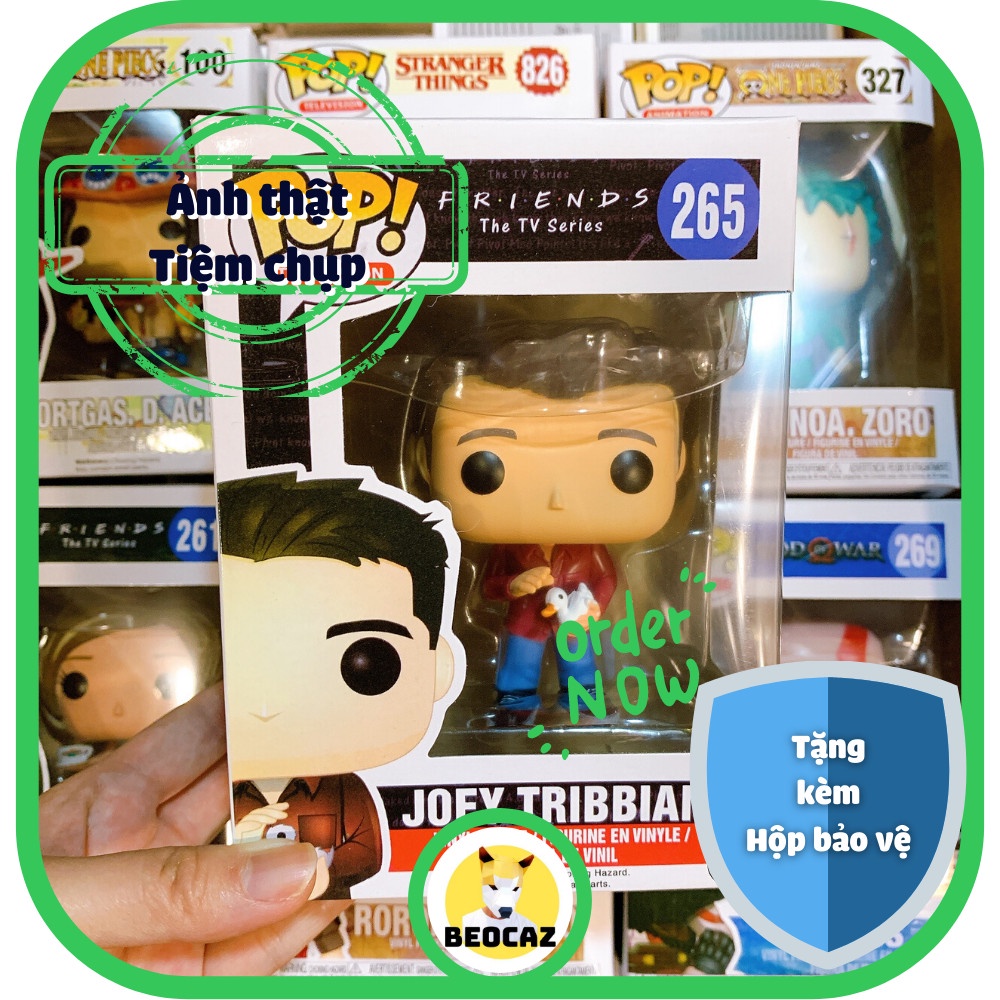 [Ship Hỏa Tốc][Full Box][Tặng Hộp Bảo Vệ] Mô hình Funko nhân vật Joey Tribbiani phim Friends Những Người Bạn No.265