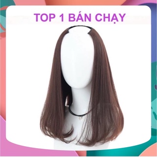 Tóc giả cao cấp [HÌNH THẬT] KẸP U CỤP ĐUÔI DÀI 35-40CM ĐỦ 6 MÀU SỈ 100K Tóc giả đẹp