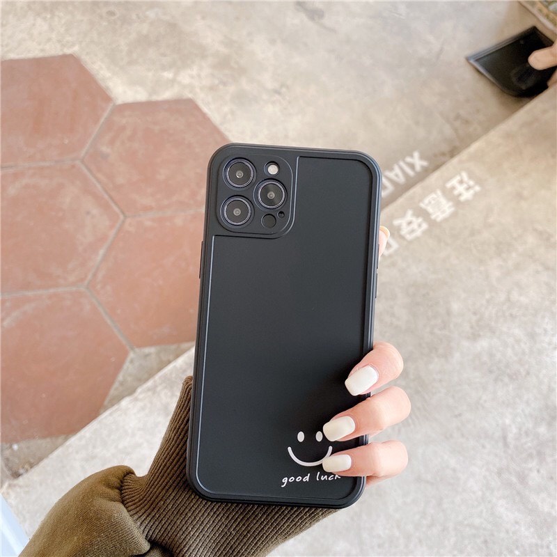 Ốp lưng iphone hình Mặt Cười Viền Nổi Bóng C07 bảo vệ camera 7plus/8plus/x/xs/xsmax/11/12/13/14/pro/promax
