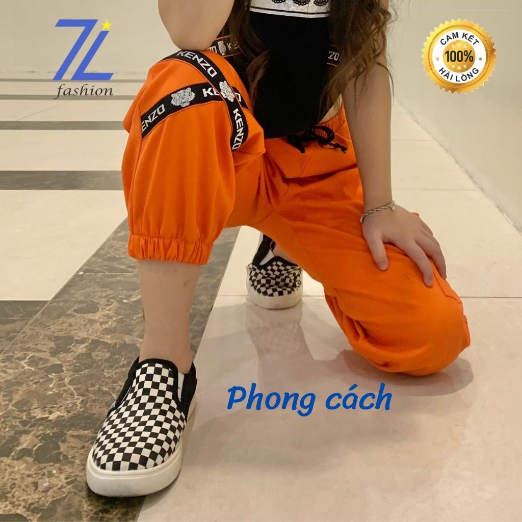 Quần Jogger bé gái - bé trai TL Fashion Quần Jogger chất kaki co giãn siêu bền