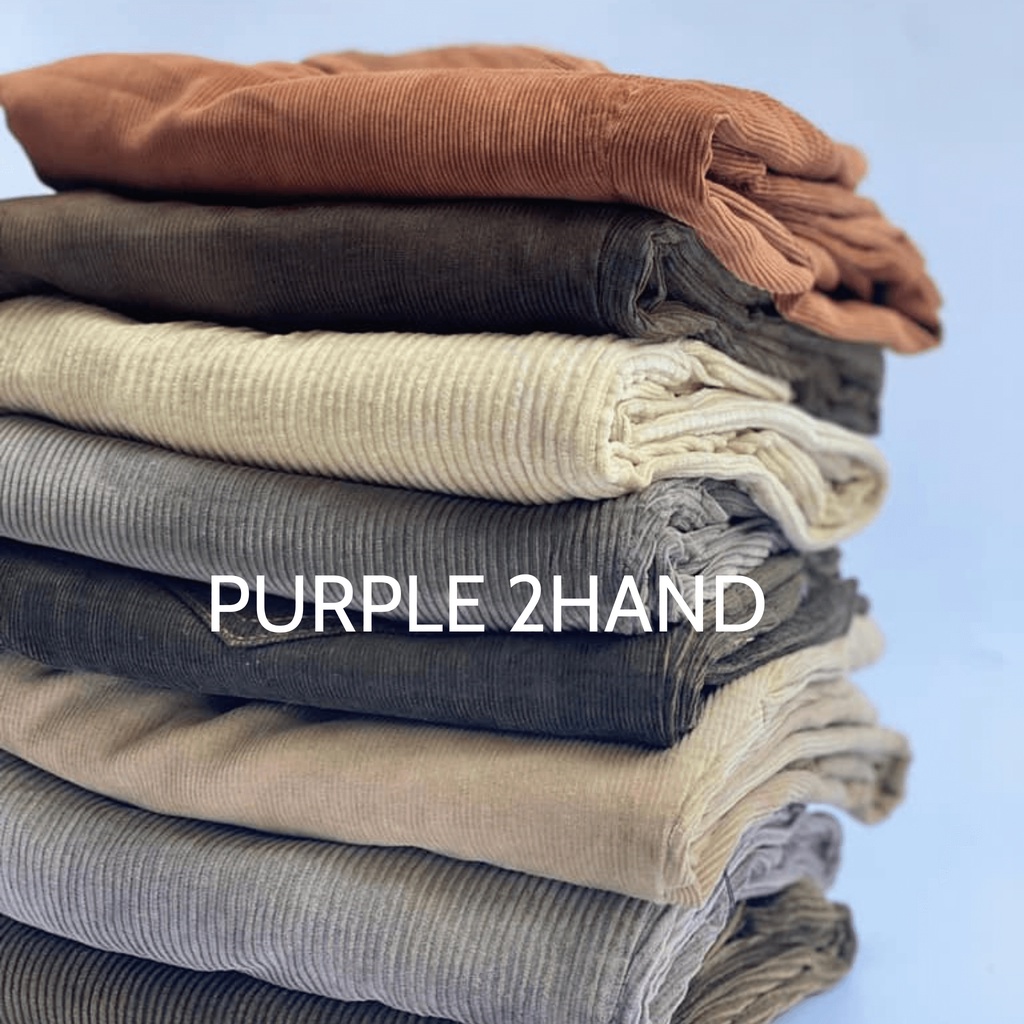 Quần Nhung Tăm 2HAND Giá Rẻ, Quần Secondhand Được Chọn Mẫu