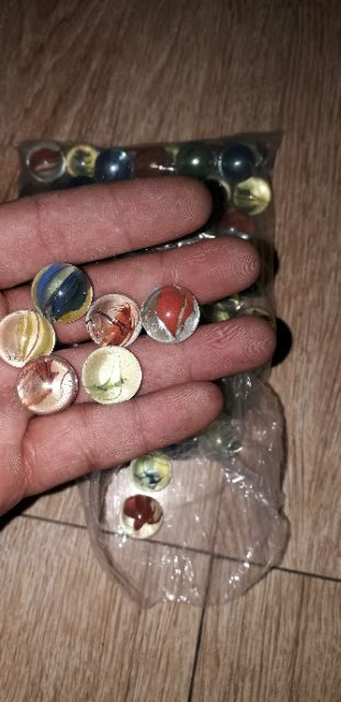 Bộ 70 viên bi keo 7 màu kích thước 12 ly