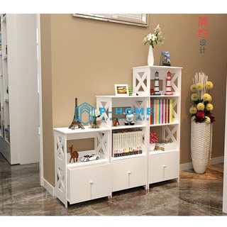 Kệ đa năng 2 tầng có hộc tủ