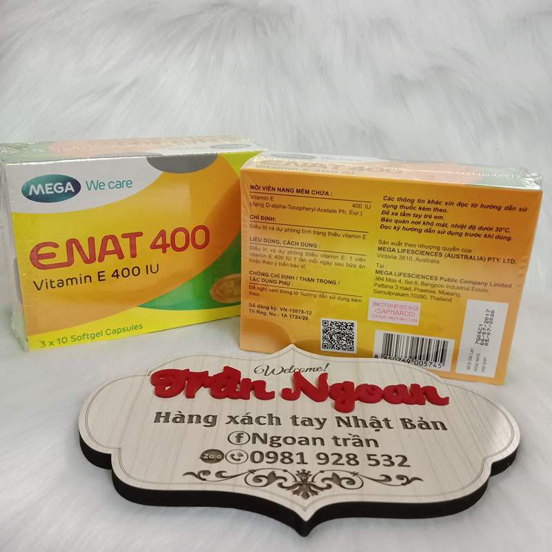 Enat 400 hàng Thái Lan chính hãng hộp 3 vỉ