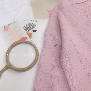 Áo khoác len vặn thừng siêu mịn khuy[ẢNH THẬT TẠI SHOP]