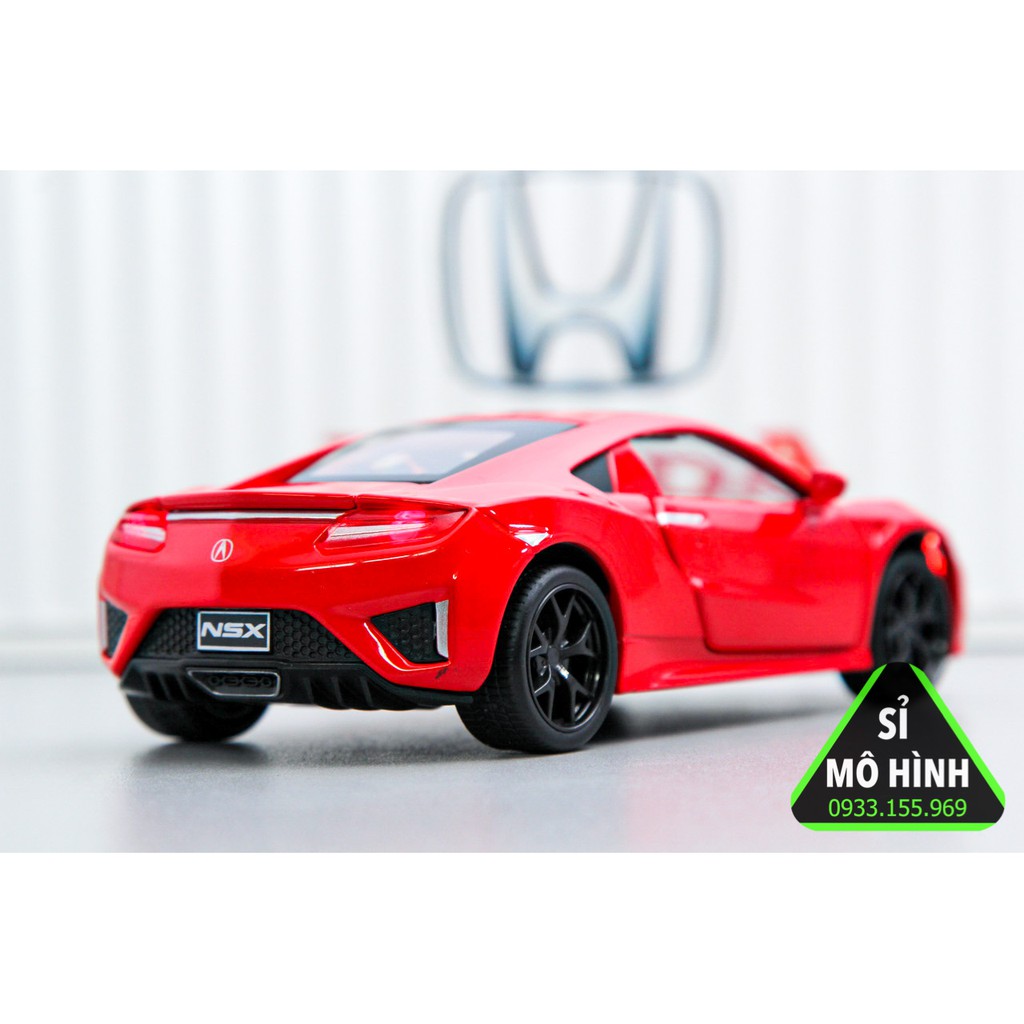 [ Sỉ Mô Hình ] Xe mô hình siêu xe Honda Acura NSX 1:32 Đỏ