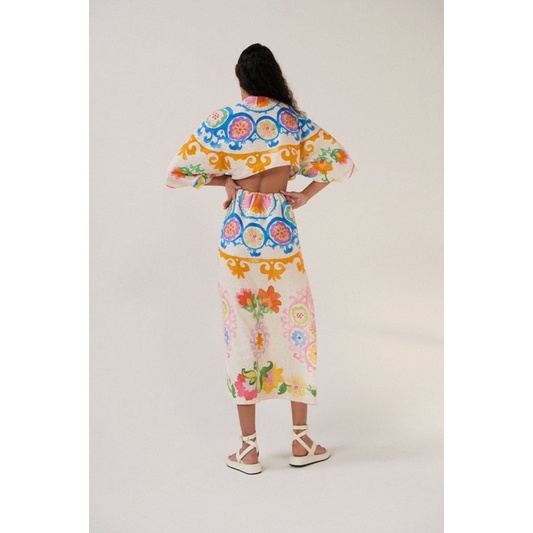 Váy linen ZARA AUTH Size M