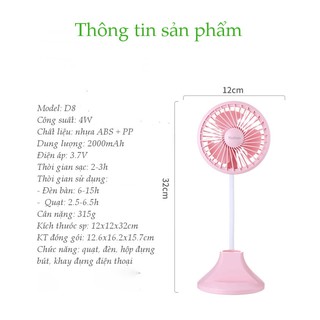 QUẠT MINI YOOBAO D8