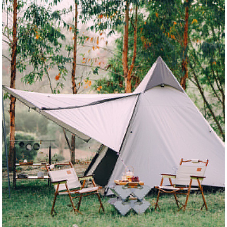 Lều Cắm Trại - Lều Dã Ngoại Hình Kim Tự Tháp Vidalido Có Mái Che Và Cửa Sổ Chống Thấm Nước Và Tia UV | BigBuy360 - bigbuy360.vn
