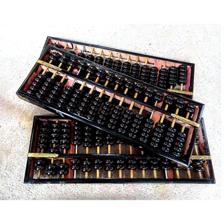 Bàn tính gẩy Soroban (Gỗ - 15 cột)