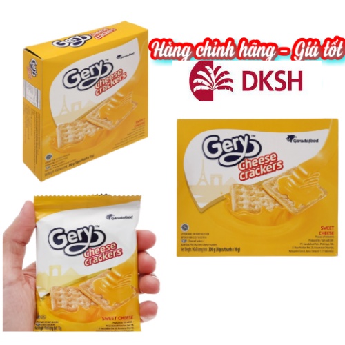 Bánh cracker phô mai Gery hộp 300g date Mới