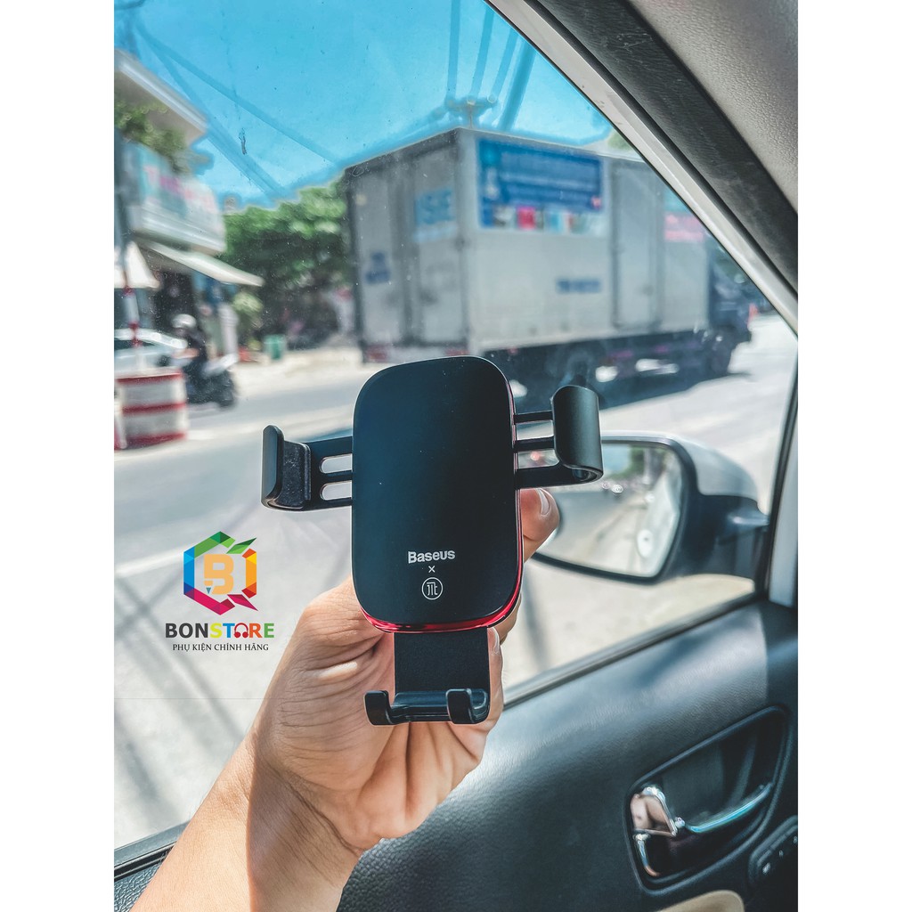 Giá đỡ điện thoại kẹp cửa gió trọng lực trên Ô tô - Baseus Metal Age Gravity Car Mount