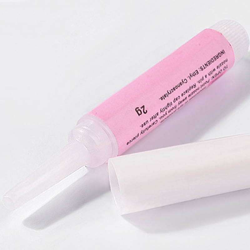 [Hàng mới về] Bộ 10 lọ keo dán móng giả acrylic/ đá có độ bám dính mạnh 2g