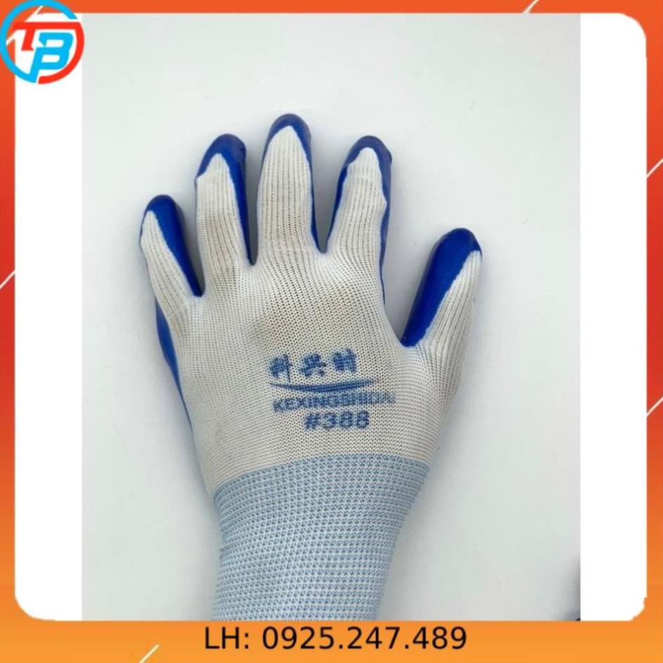Găng tay bảo hộ Phủ Cao Su Nhựa PU 388 CÁP THÉP Thái Bình Vina