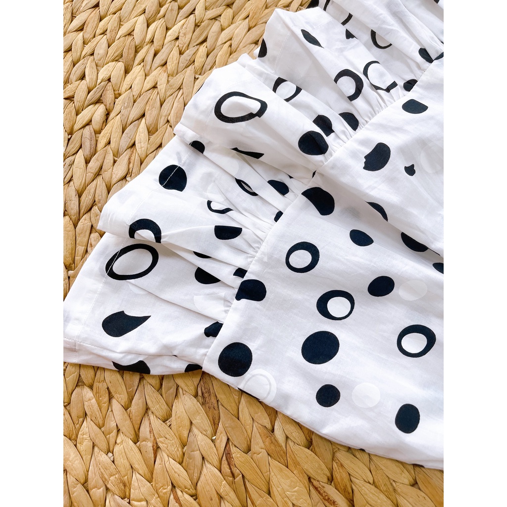 Váy Đầm Tay Chuông Cổ Vuông SoraChan - M039