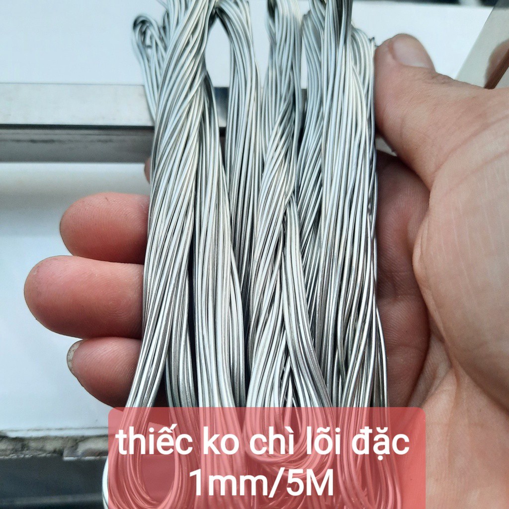 Thiếc hàn không chì 3m /4m/5m loại tốt 0.8/0.9mm/1mm