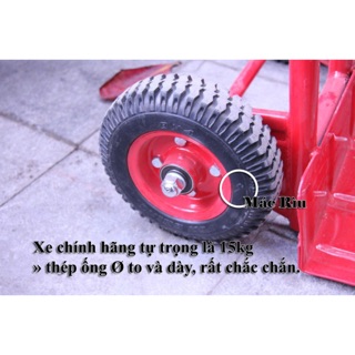 Bộ 02 bánh xe đẩy màu đỏ