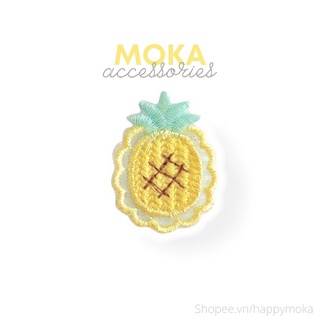 Miếng dán tóc hình thú nhỏ Moka (Ảnh thật shop tự chụp 100%)